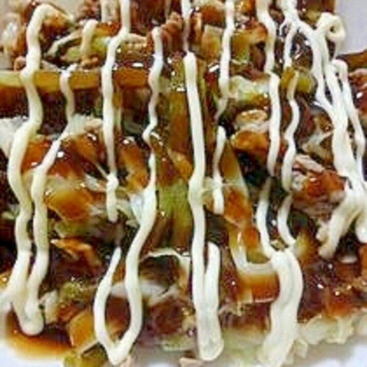 キャベツとピーマンのお好み焼き風 レシピ 作り方 By Bebeko611 楽天レシピ